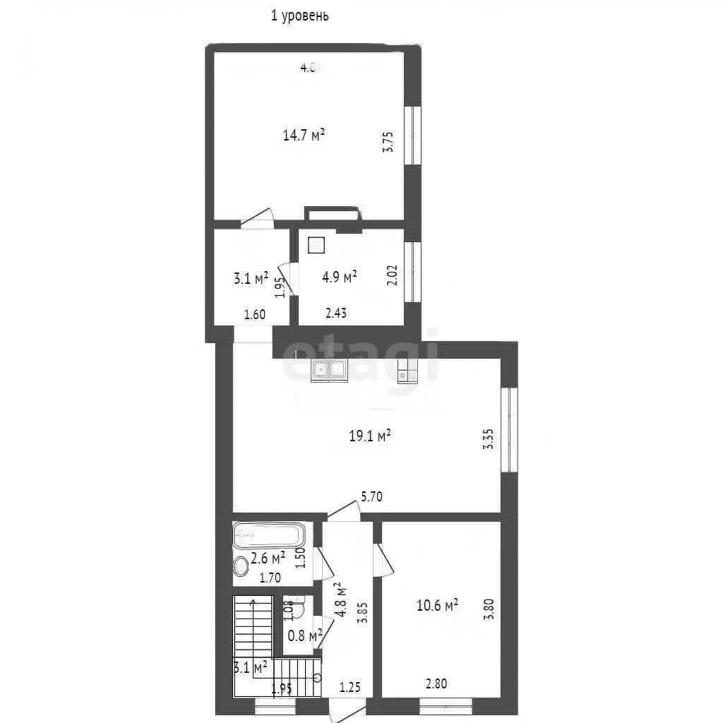 4-к+ квартира, 103.5м² (улица имени Дзержинского, 119/2) - миниатюра 22