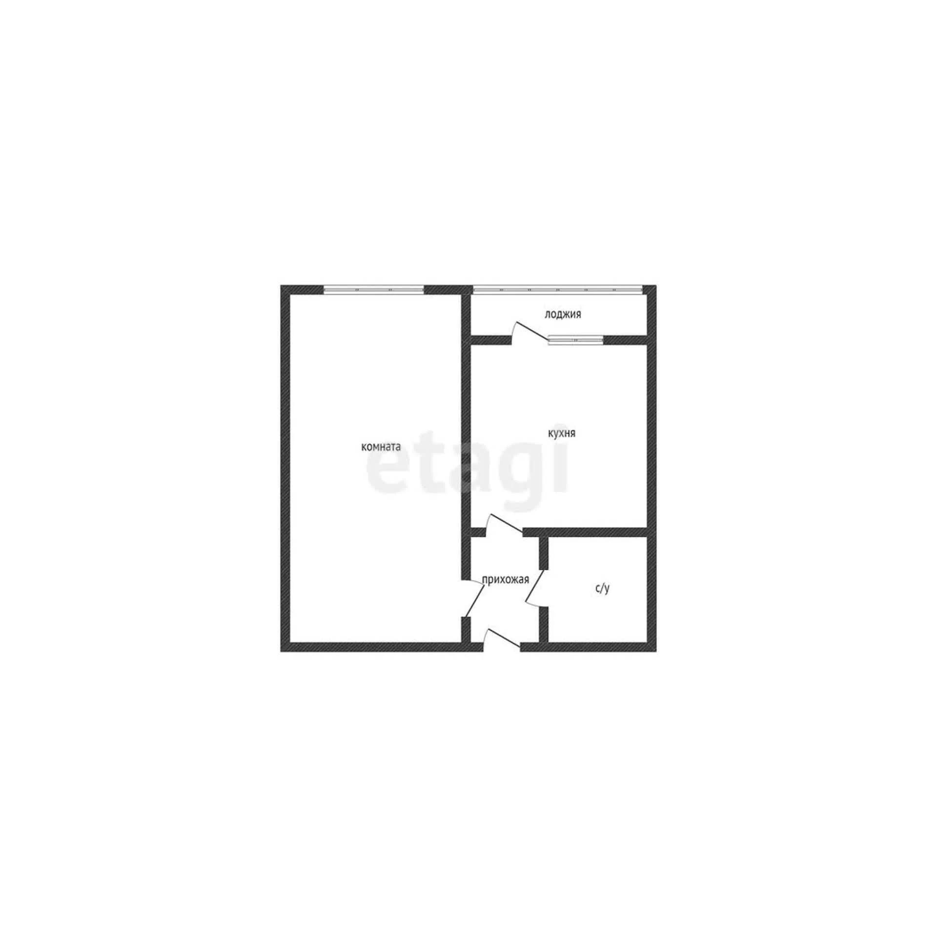 1-к квартира, 31.5м² (Восточно-Кругликовская улица, 82) - миниатюра 13