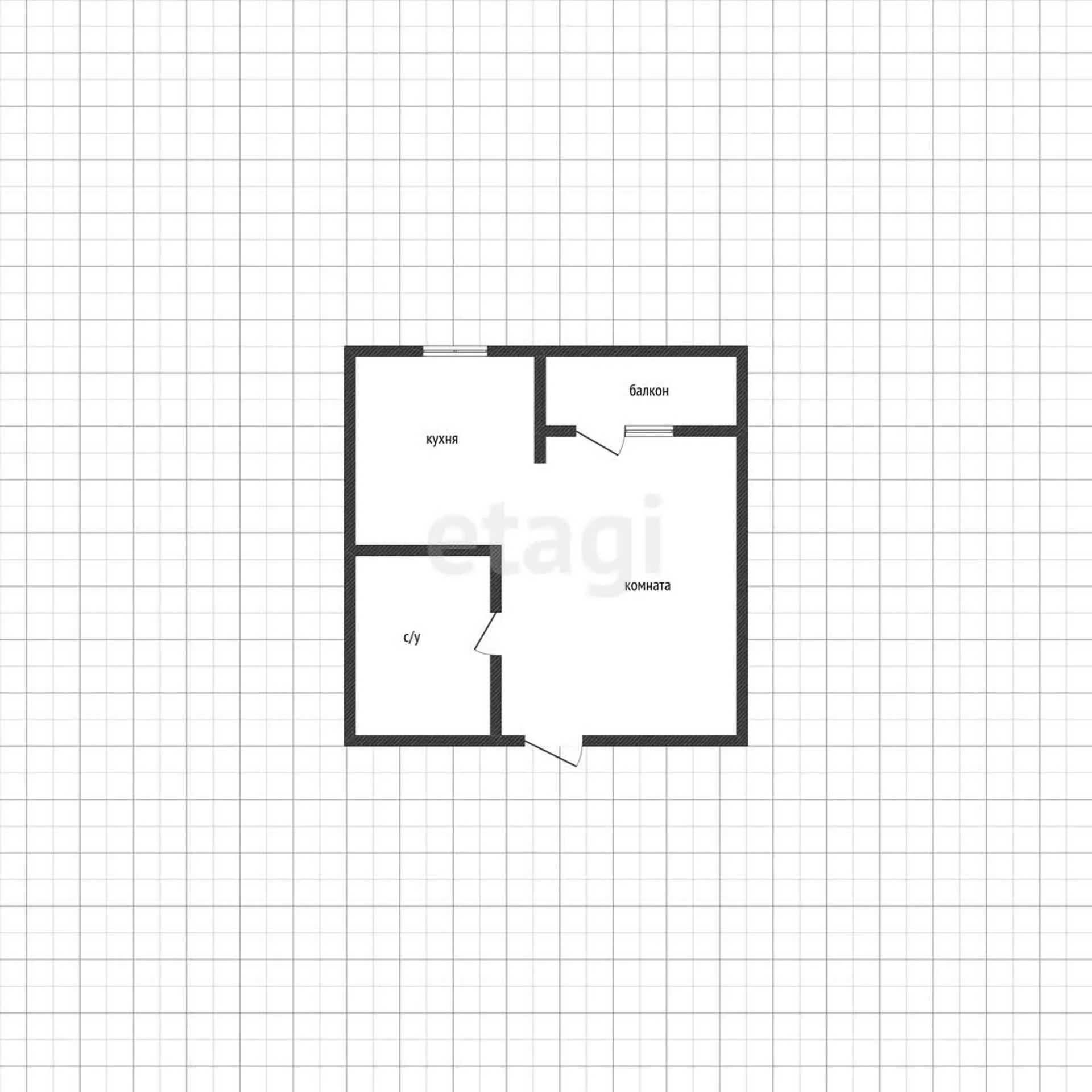 Студия, 22.1м² (улица Лётчика Позднякова, 2) - миниатюра 8