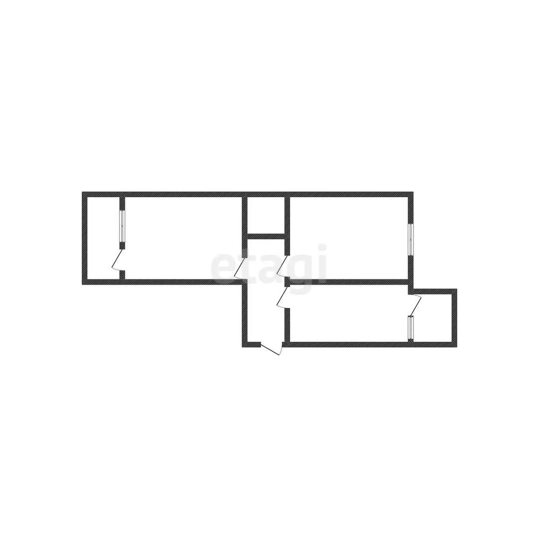 2-к квартира, 45.3м² (улица Академика Губкина, 87/1) - миниатюра 11