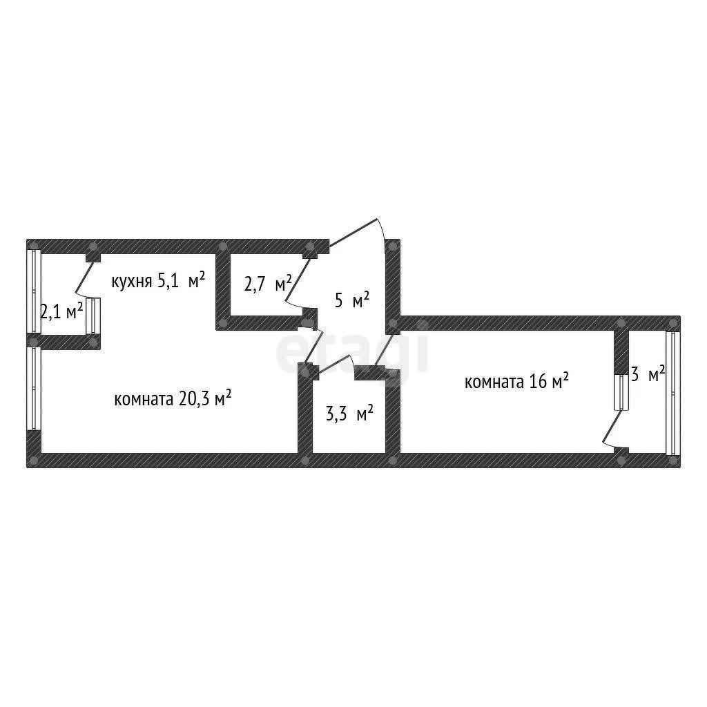 2-к квартира, 52.5м² (улица Западный Обход, 39/2к1) - миниатюра 22