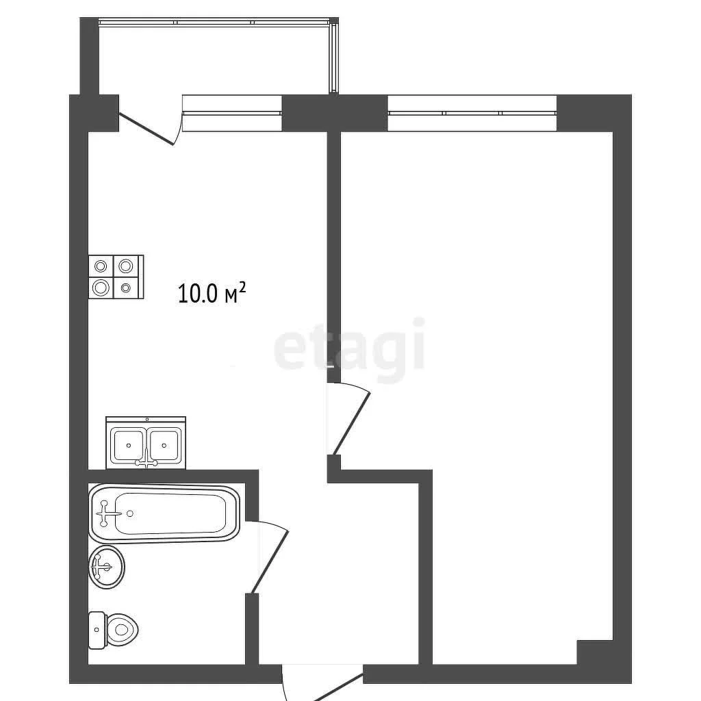 1-к квартира, 35м² (улица Тургеневское шоссе, 33к3) - миниатюра 7