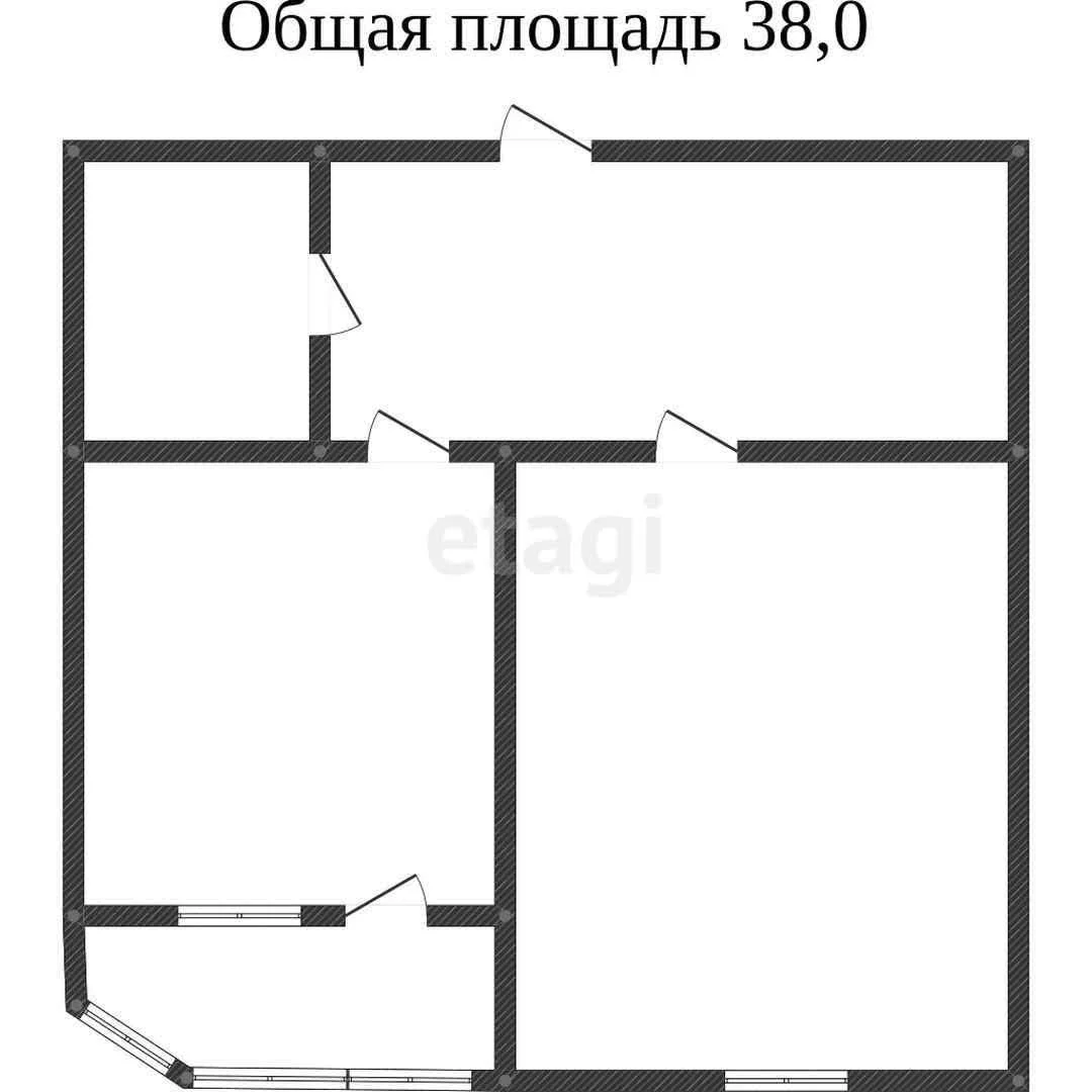 1-к квартира, 36.8м² (улица Наставников, 14) - миниатюра 26