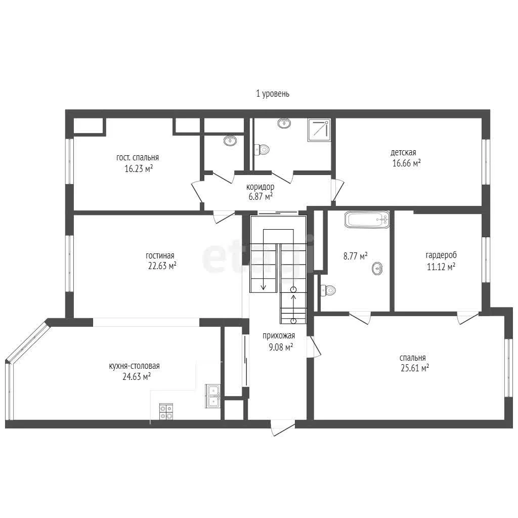 4-к+ квартира, 263.5м² (улица Филатова, 19) - миниатюра 17