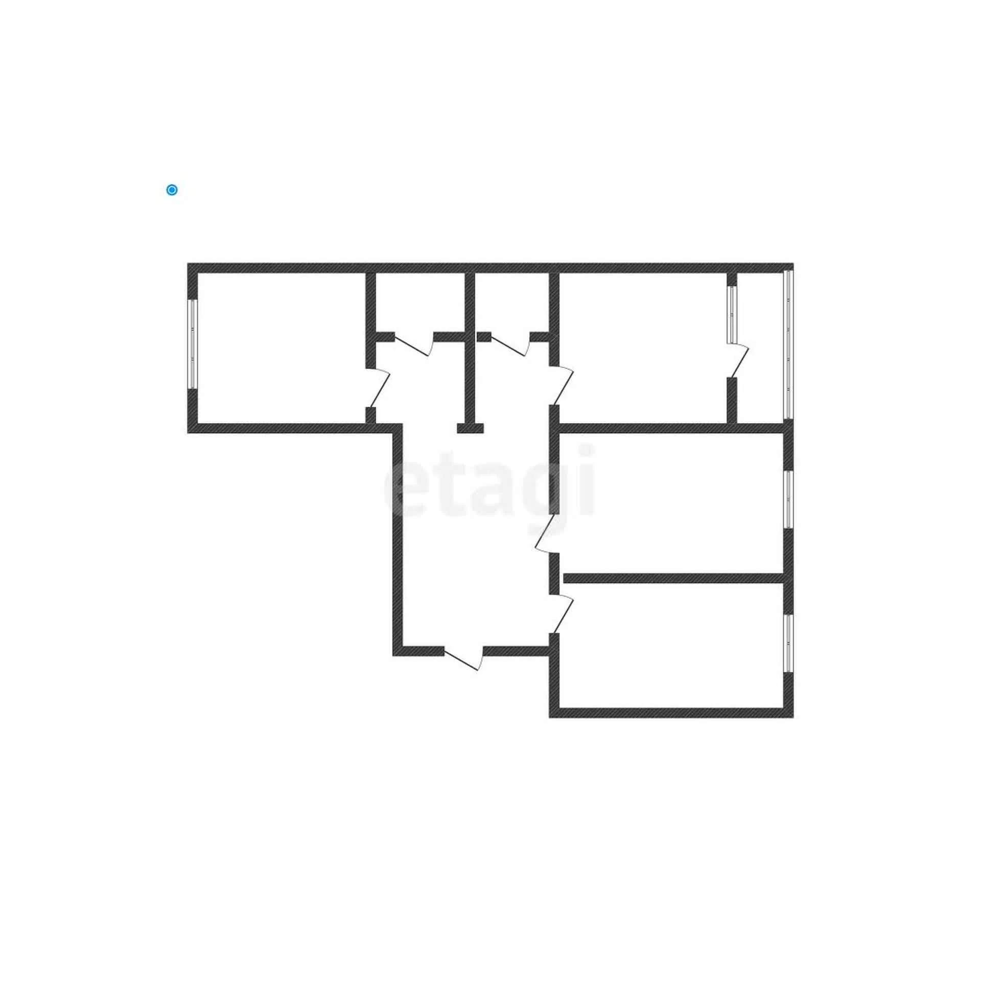 3-к квартира, 91.4м² (улица Красных Партизан, 4/4) - миниатюра 11