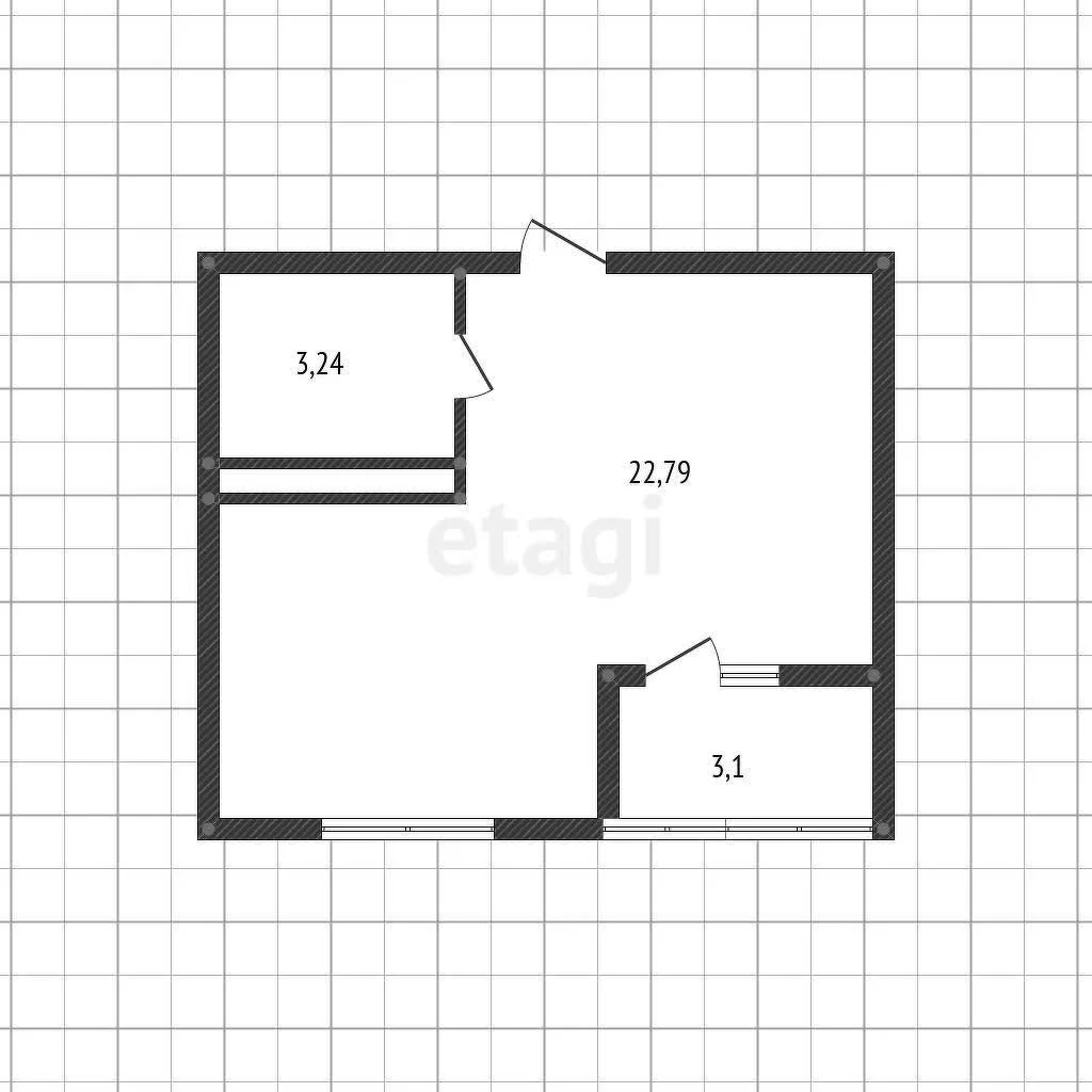 Студия, 26.3м² (Заполярная улица, 39к6) - миниатюра 14