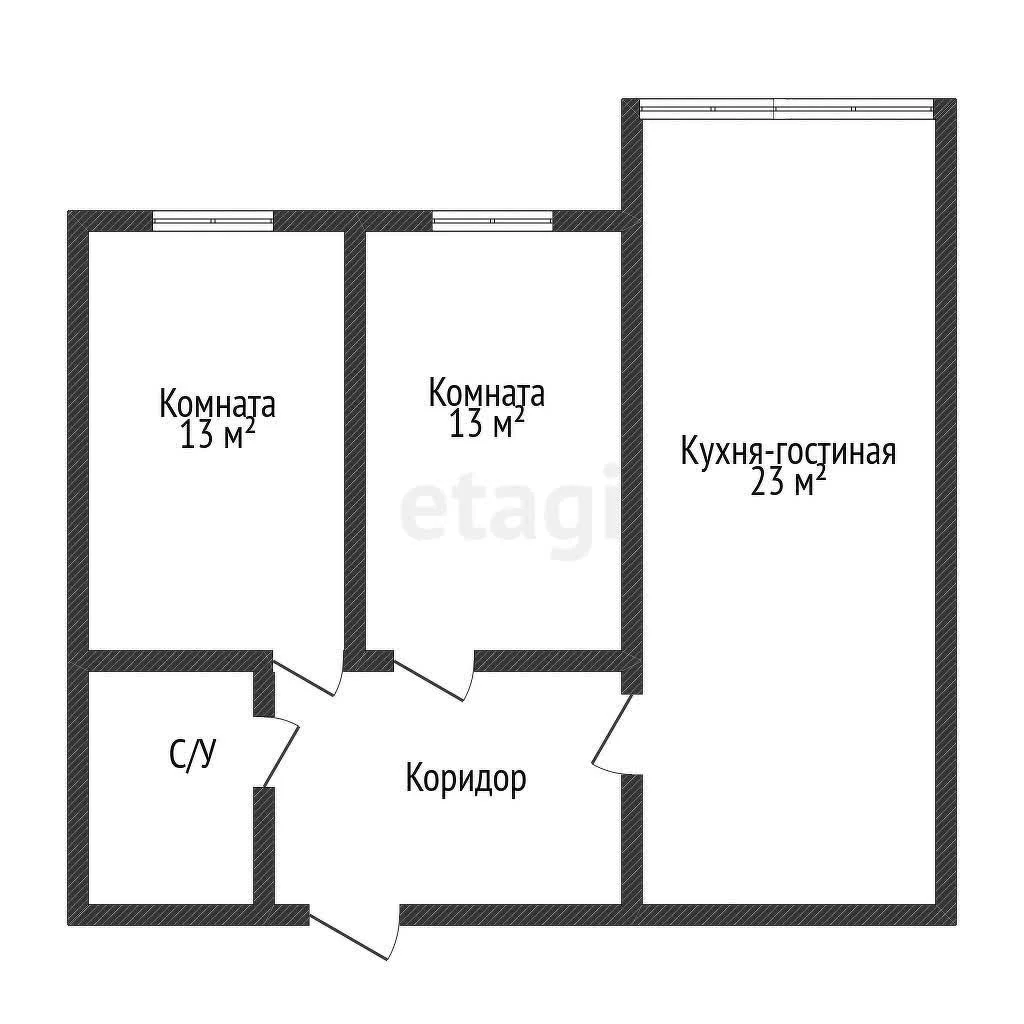 2-к квартира, 57.5м² (, 16) - миниатюра 33