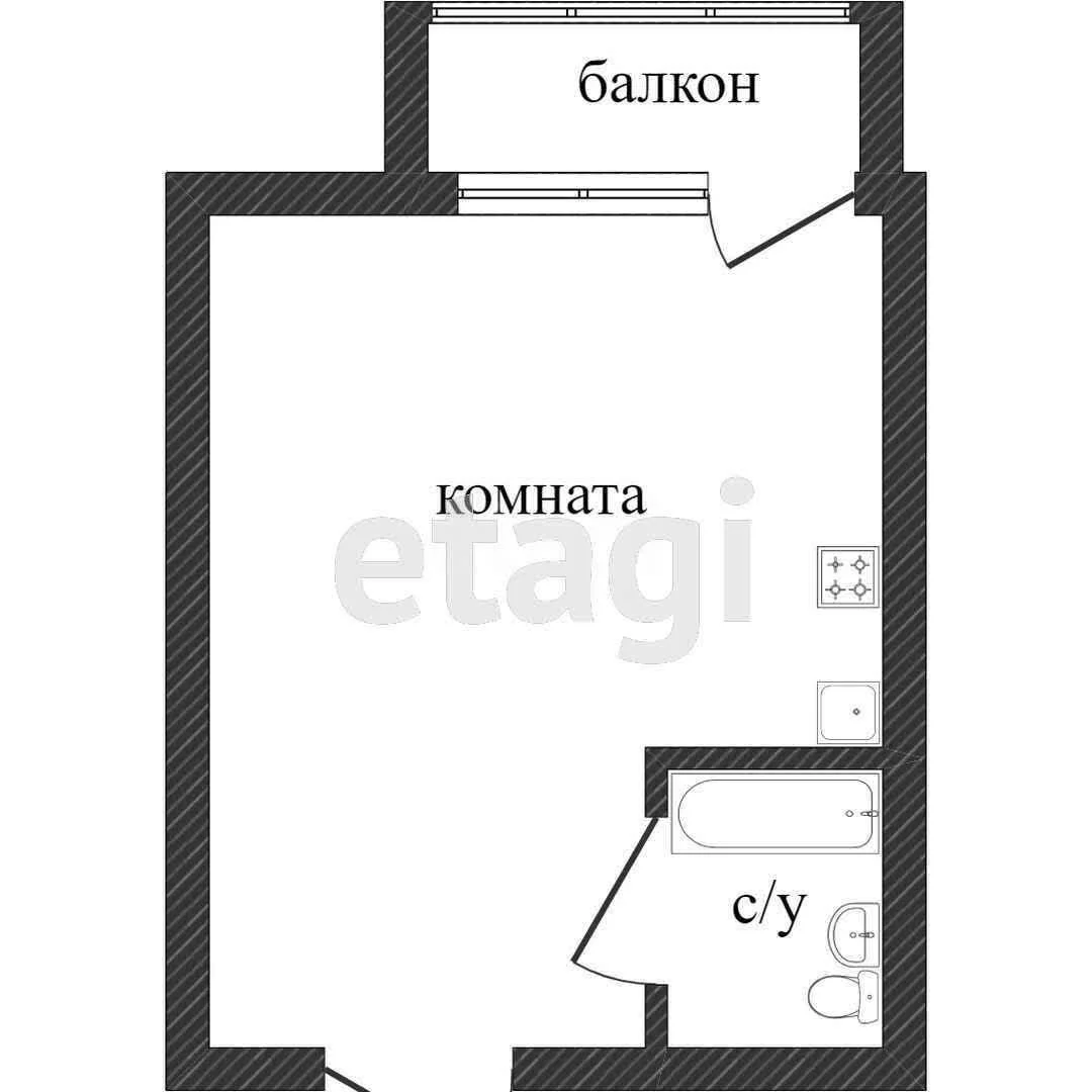 Студия, 26.2м² (Заполярная улица, 39к10) - миниатюра 13