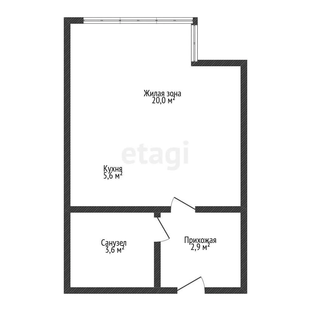 Студия, 25.8м² (Песочная улица, 1к5) - миниатюра 12