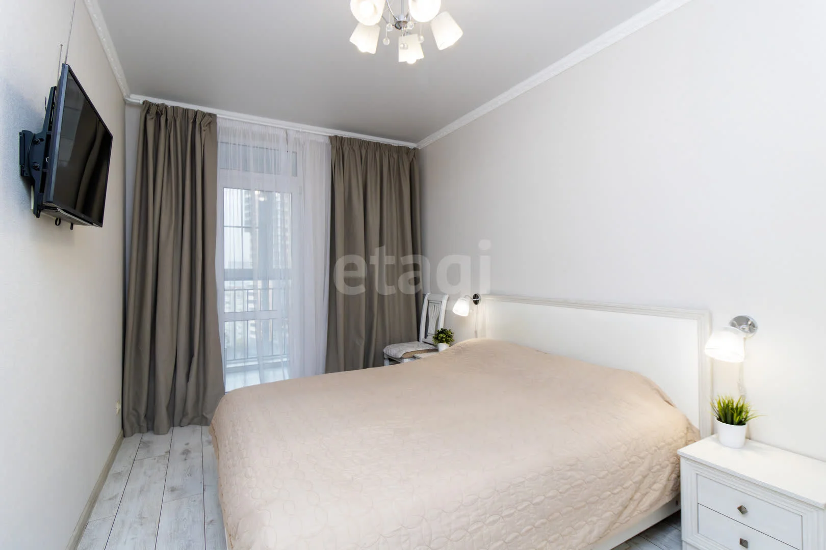 2-к квартира, 59.7м² (Железнодорожная улица, 23/1) - миниатюра 3
