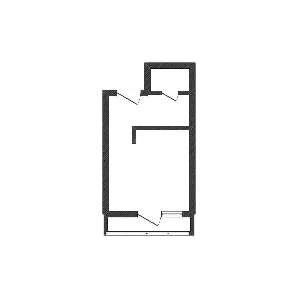 Студия, 26м² (улица Автолюбителей, 1/7к4) - миниатюра 11