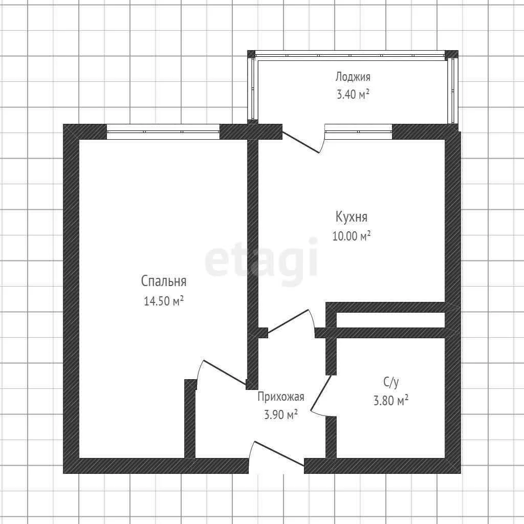 1-к квартира, 32.2м² (Войсковая улица, 4к6) - миниатюра 9