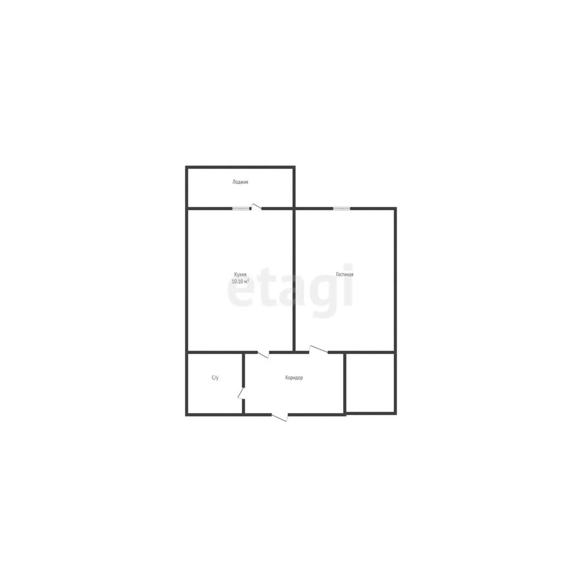 1-к квартира, 34.7м² (улица имени Героя Ростовского, 8к2) - миниатюра 9
