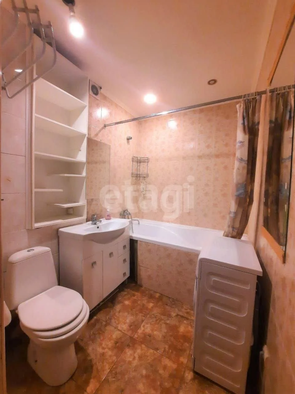 1-к квартира, 46.3м² (Колхозная улица, 17) - миниатюра 9
