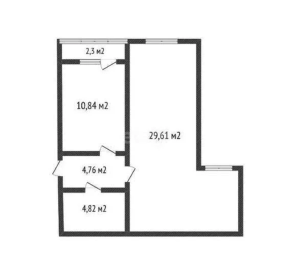 1-к квартира, 50.1м² (Новороссийская улица, 90/2к1) - изображение 1