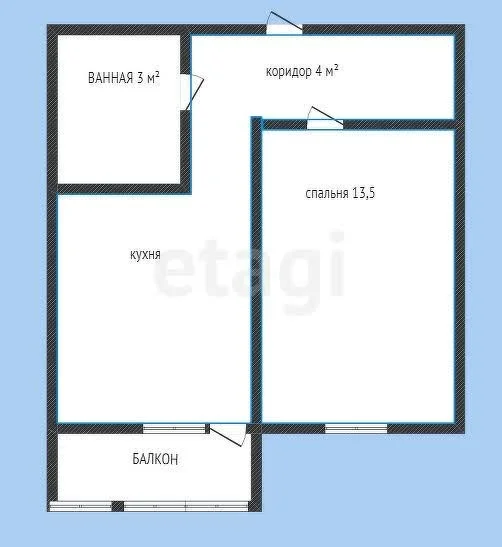 1-к квартира, 36м² (улица имени Героя Ростовского, 8к3) - миниатюра 10