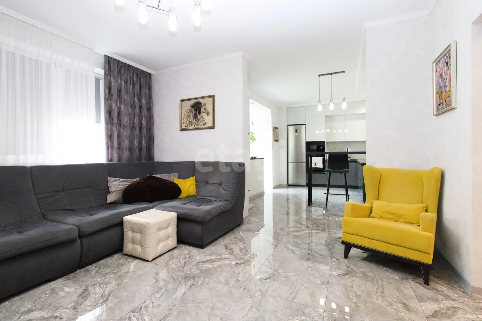 3-к квартира, 77.9м² (Российская улица, 72/5) - миниатюра 5
