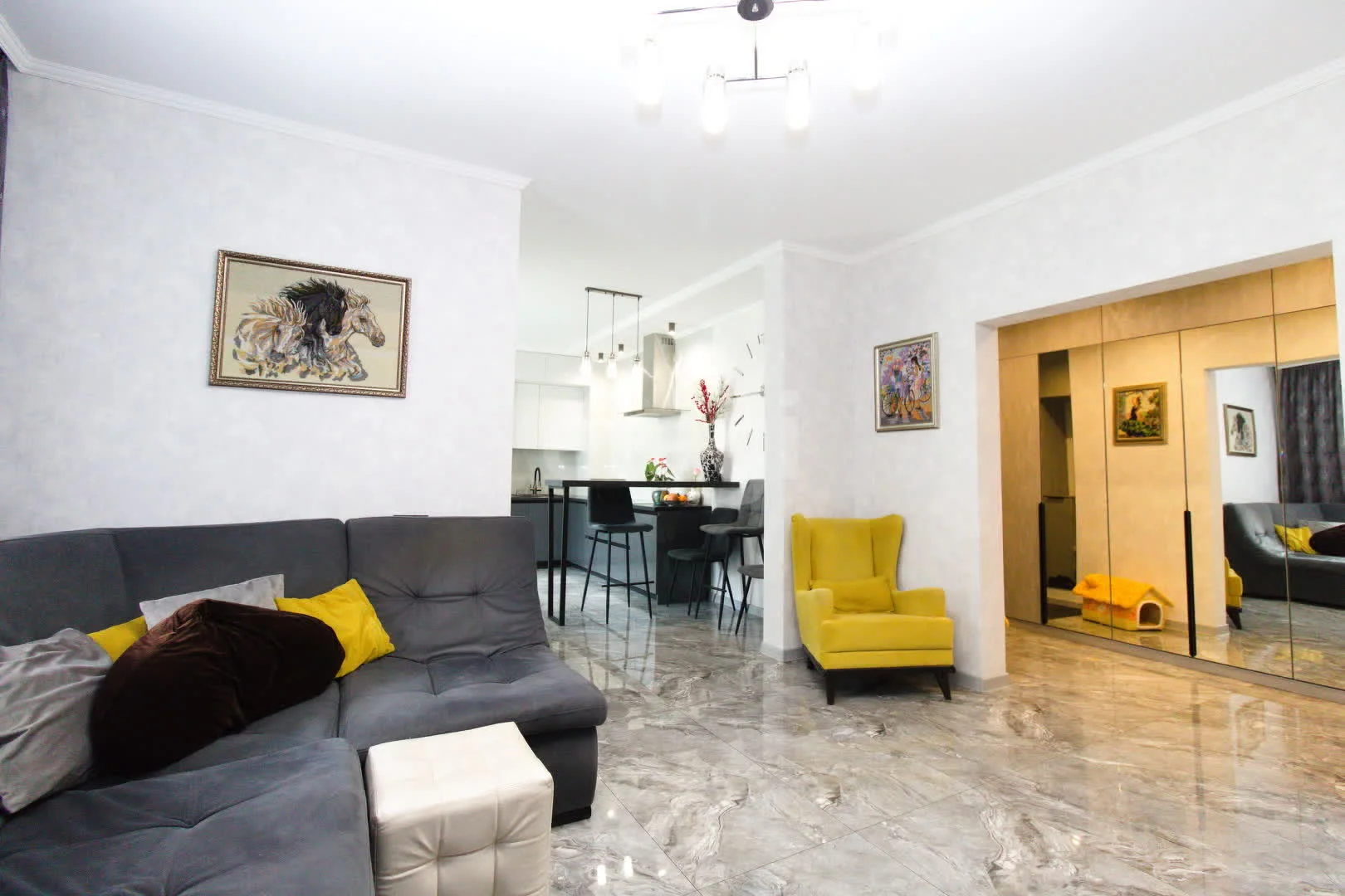 3-к квартира, 77.9м² (Российская улица, 72/5) - миниатюра 6