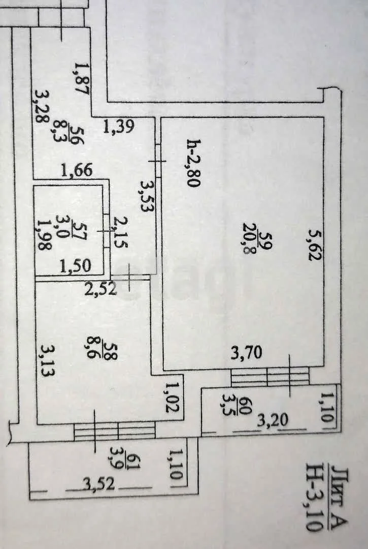 1-к квартира, 40.7м² (Тверская улица, 9) - миниатюра 15