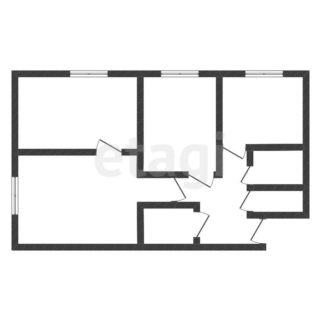 3-к квартира, 49.3м² (улица имени Тургенева, 215) - миниатюра 15