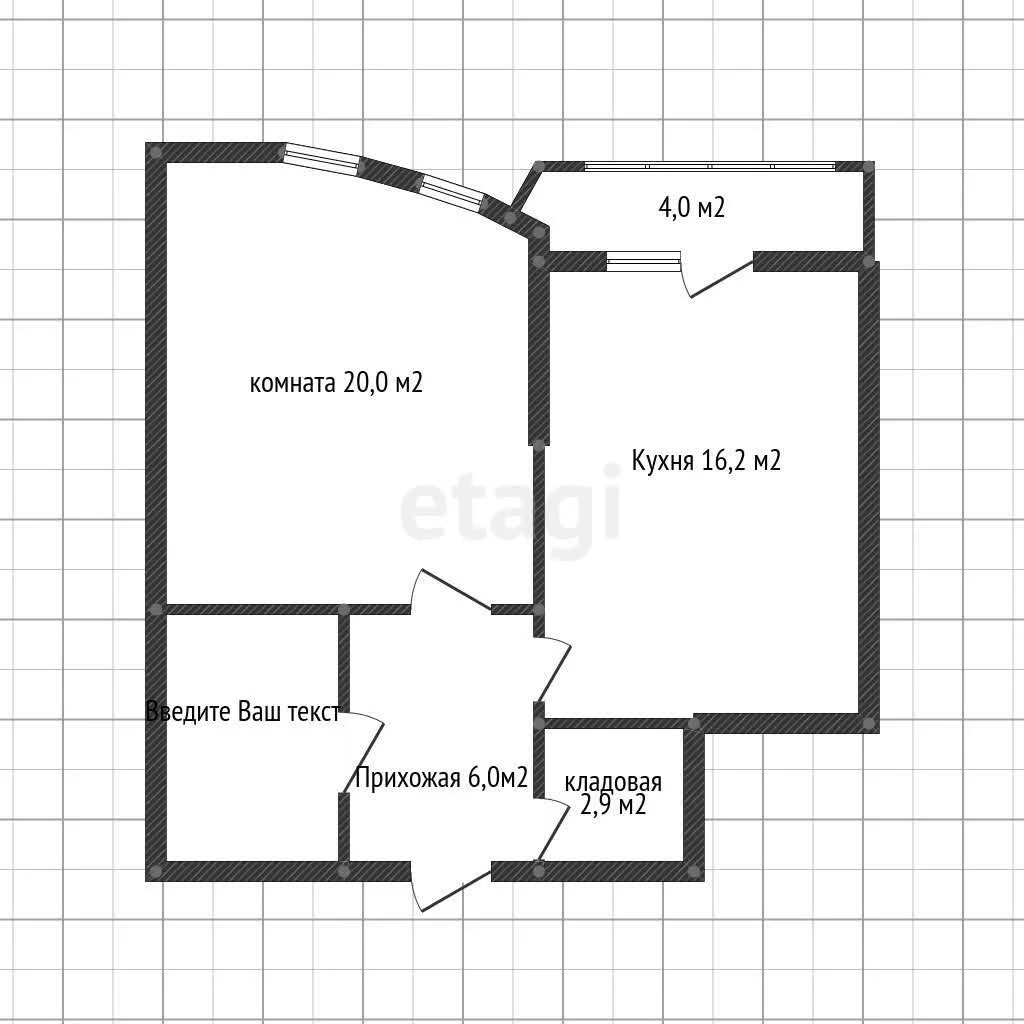 1-к квартира, 50.1м² (Черниговская улица, 1) - миниатюра 15