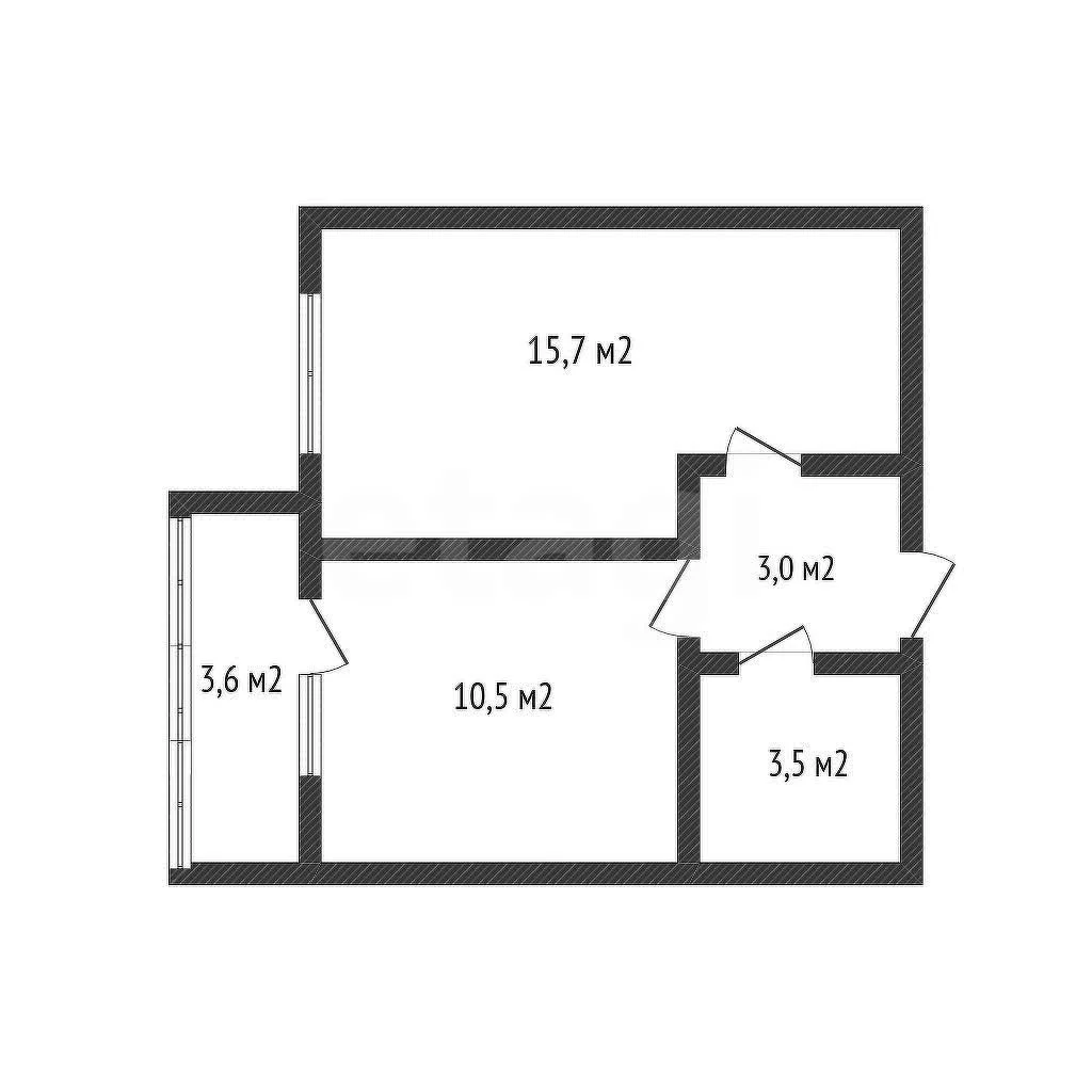 1-к квартира, 36.3м² (Новороссийская улица, 90/2к2) - миниатюра 5