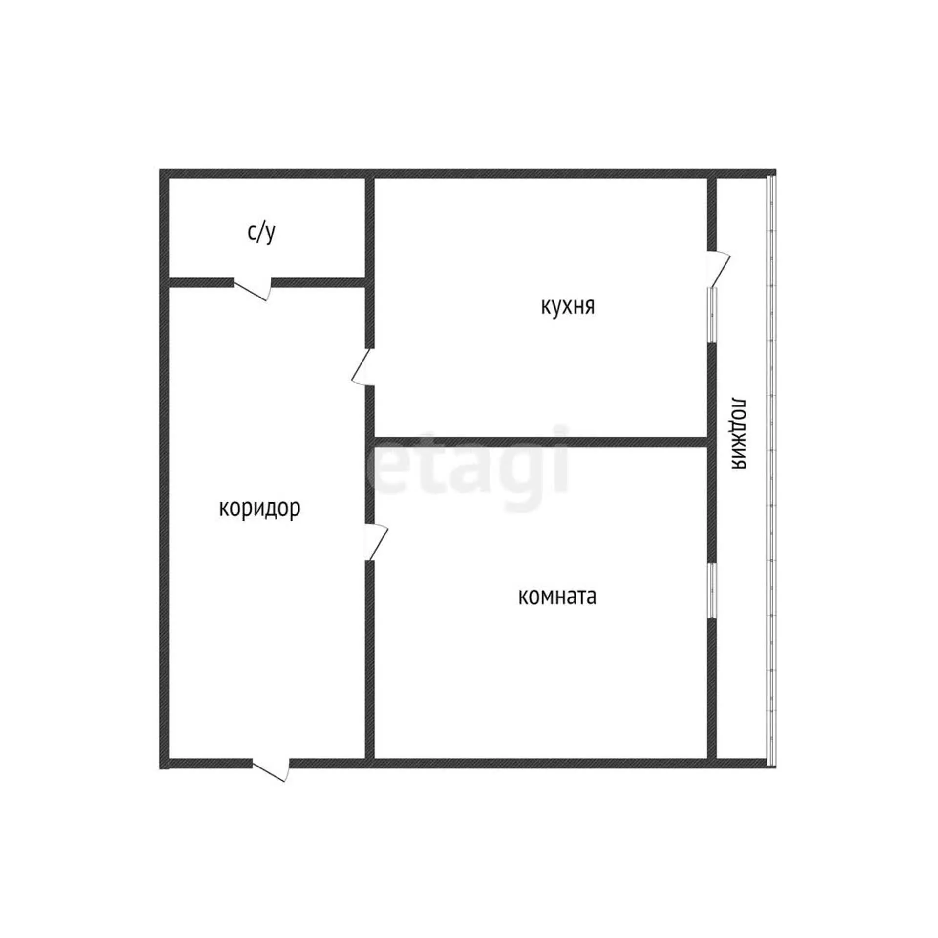 1-к квартира, 40.3м² (улица 1 Мая, 338) - миниатюра 23