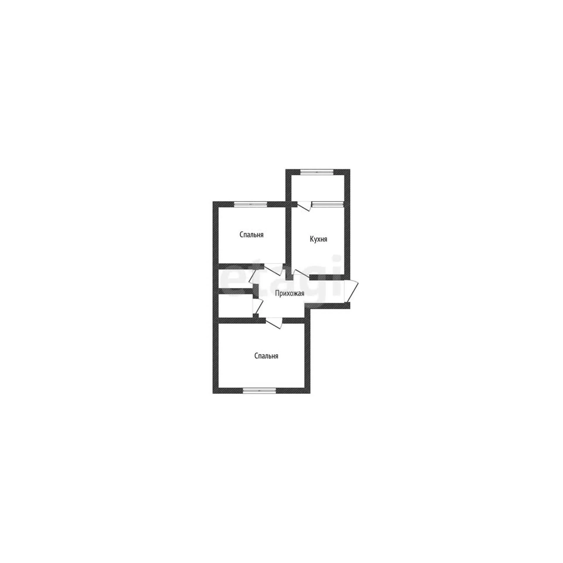 2-к квартира, 64.2м² (Стахановская улица, 1/5к3) - миниатюра 10