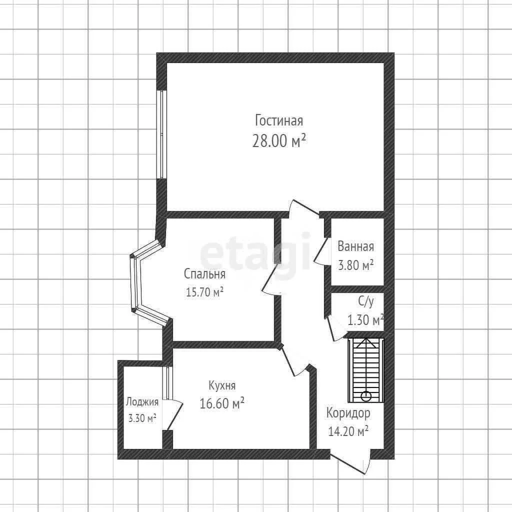 3-к квартира, 159.1м² (Кирпильская улица, 15) - миниатюра 29