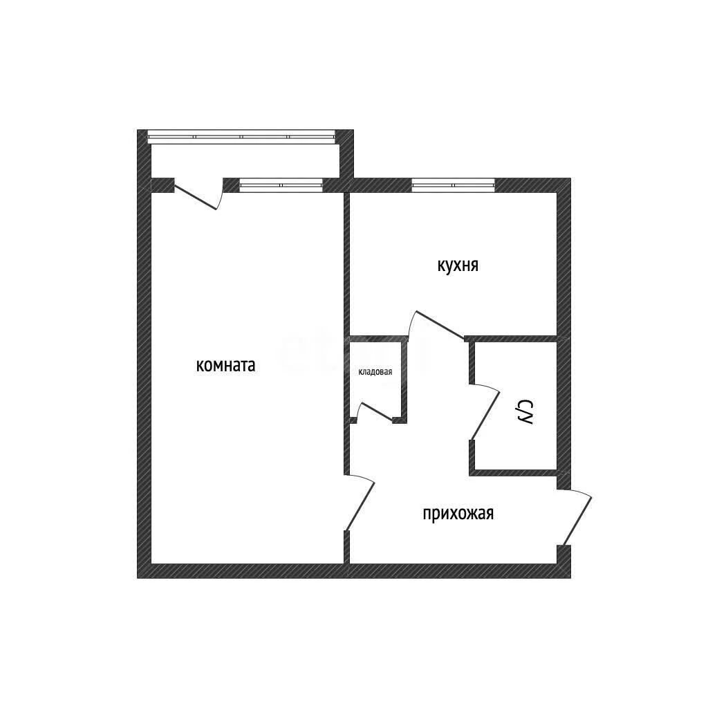 1-к квартира, 35.4м² (Дорожная улица, 216) - миниатюра 19
