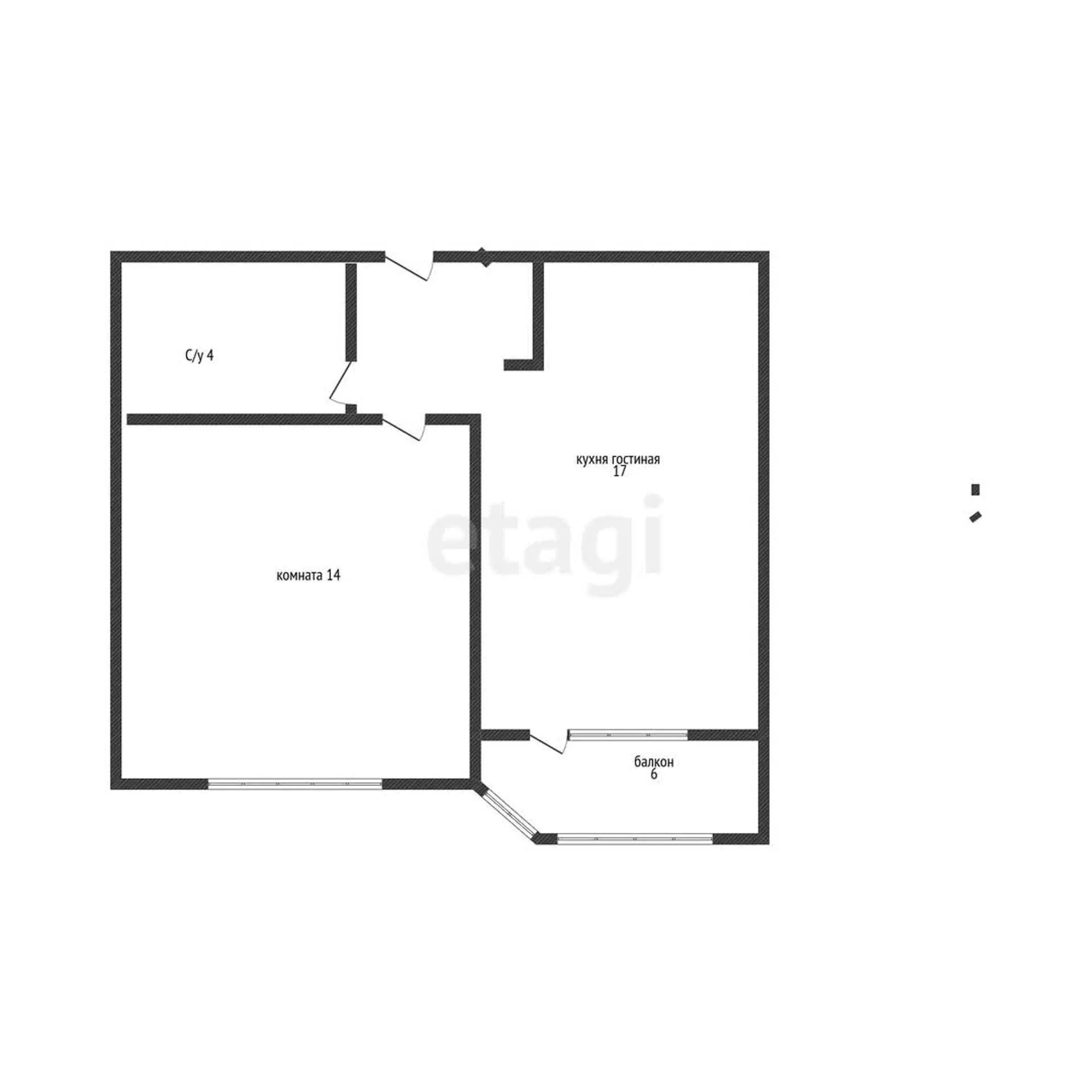1-к квартира, 36.5м² (, 16/1) - миниатюра 8