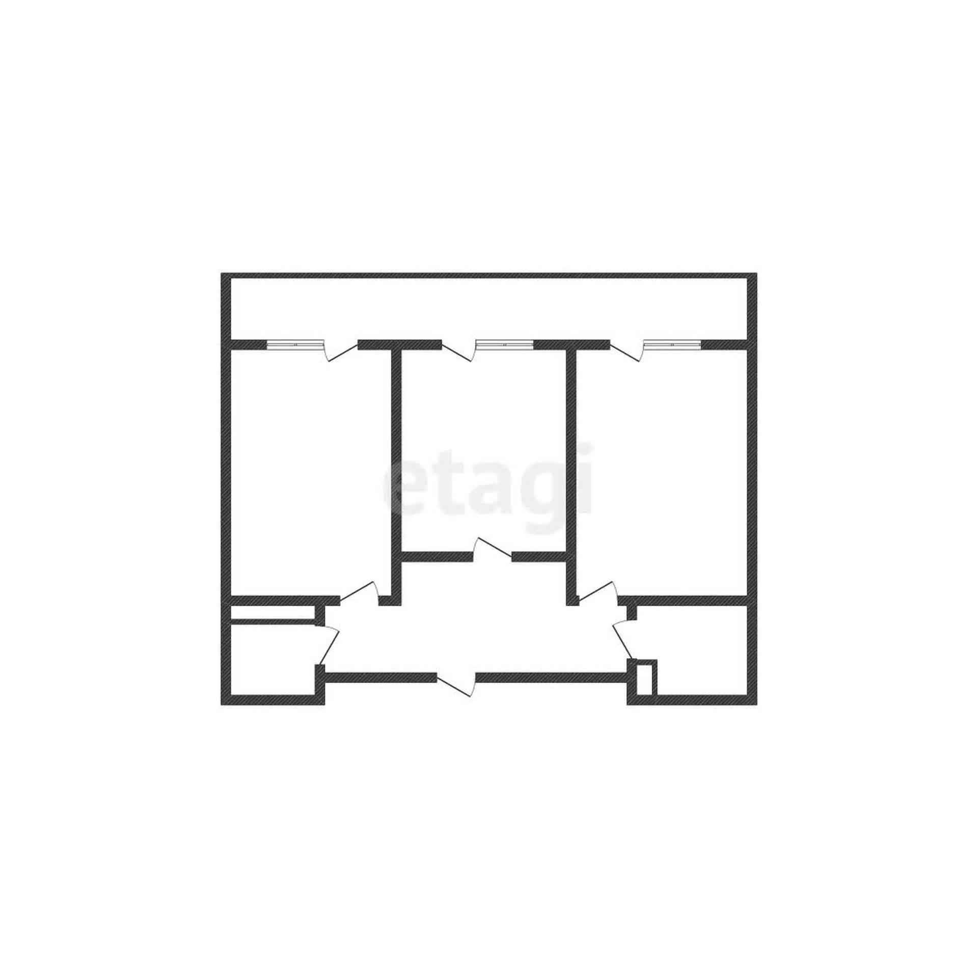 2-к квартира, 68.7м² (улица Петра Метальникова, 38) - миниатюра 16