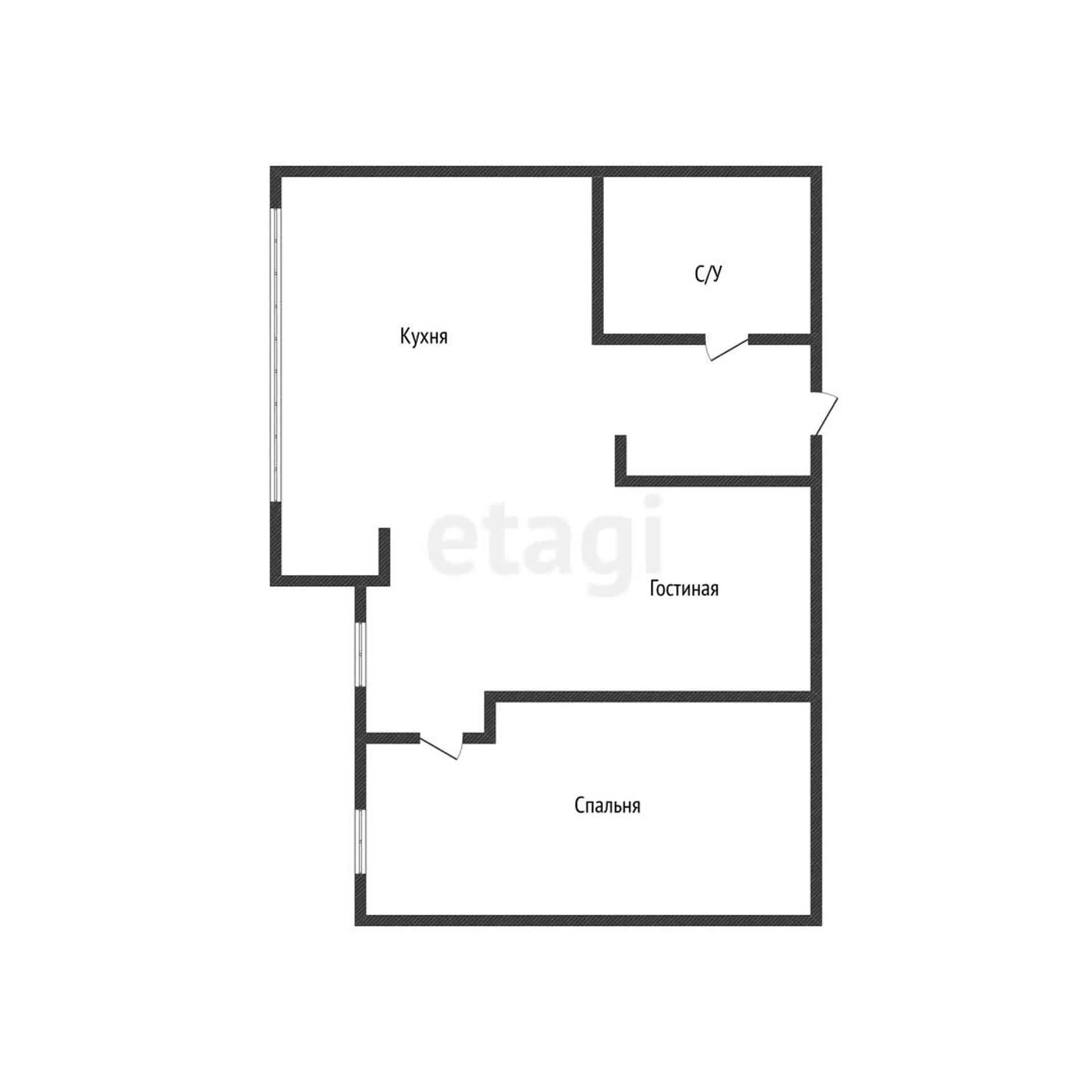 2-к квартира, 56.3м² (Конгрессная улица, 19) - миниатюра 15