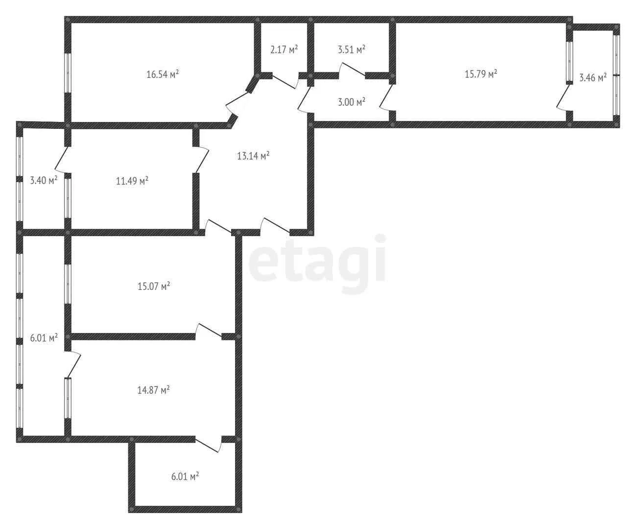 4-к+ квартира, 95.7м² (Ангарская улица, 2/6) - миниатюра 31