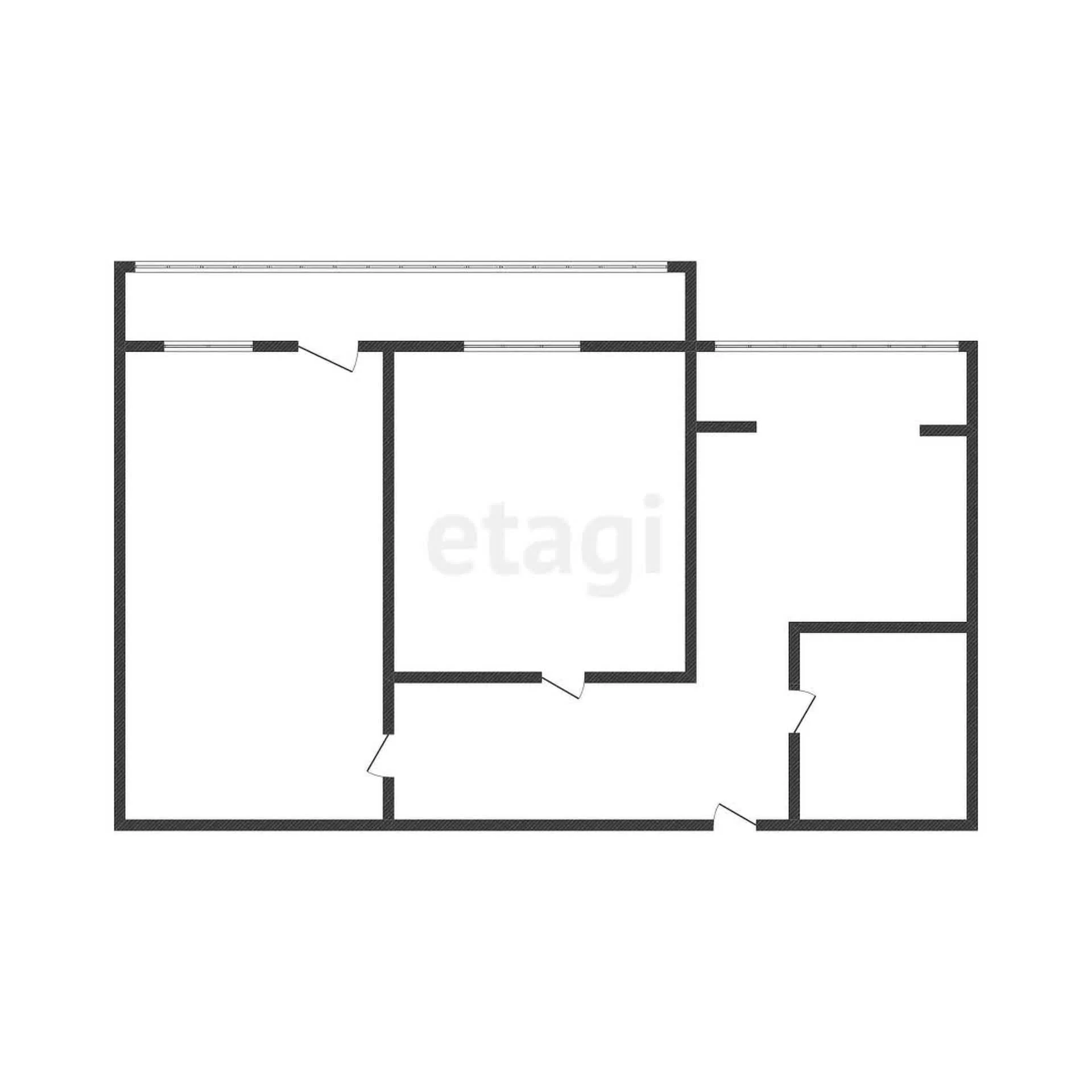 2-к квартира, 59.3м² (Митинская улица, 15) - миниатюра 15