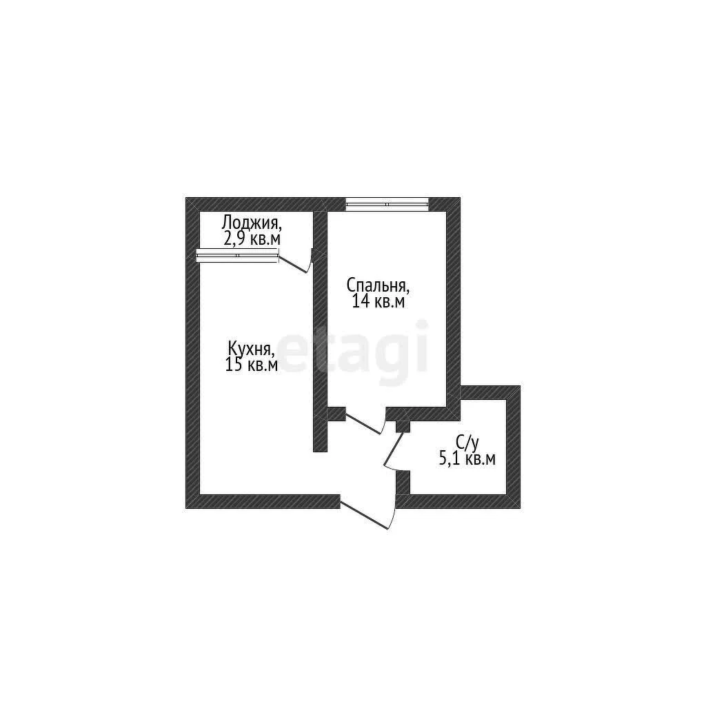 1-к квартира, 37.7м² (улица Западный Обход, 39/2к6) - миниатюра 22