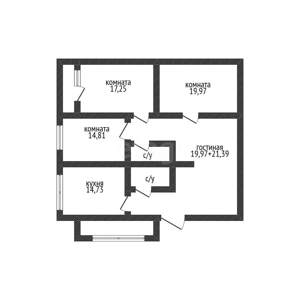 4-к+ квартира, 118.5м² (улица Красных Партизан, 248) - миниатюра 35