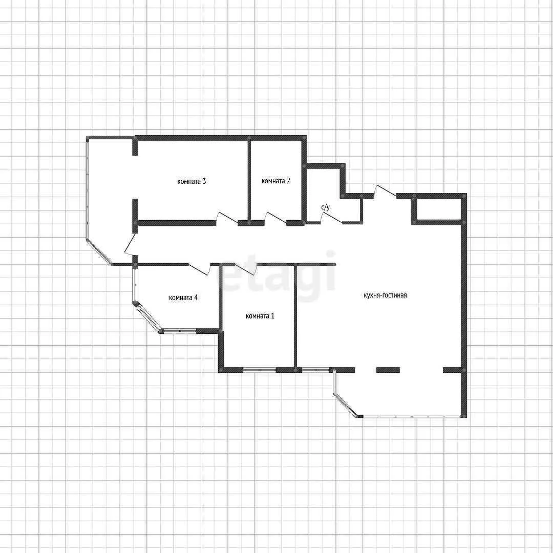 4-к+ квартира, 154м² (улица Кубанская Набережная, 37/11) - миниатюра 11