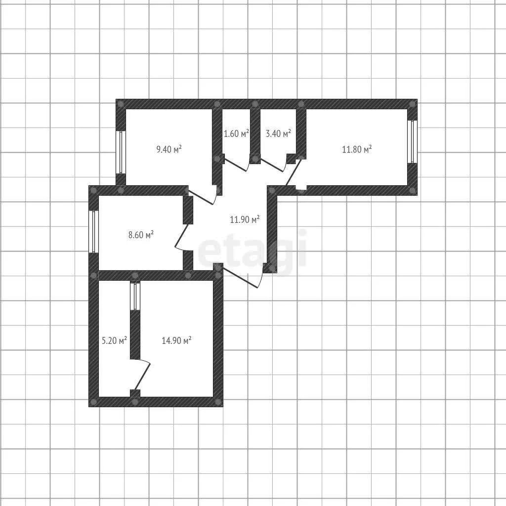 3-к квартира, 61.5м² (Восточно-Кругликовская улица, 30/1) - миниатюра 40