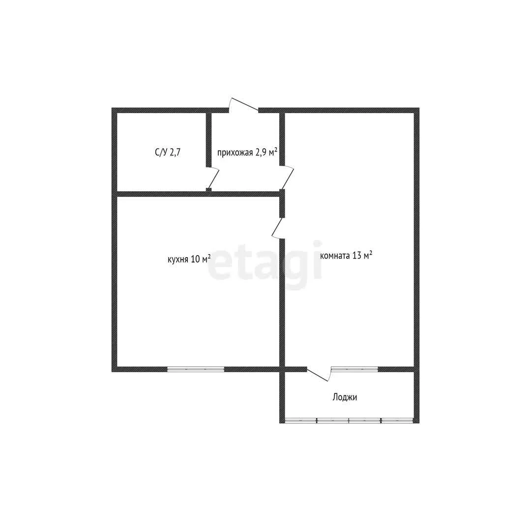 1-к квартира, 29.5м² (улица Западный Обход, 45к5) - миниатюра 35