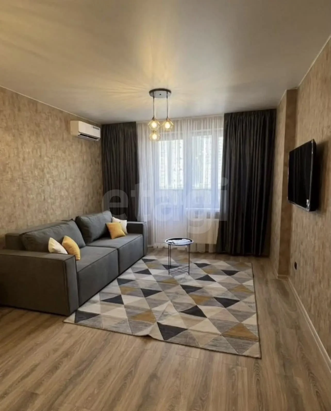 1-к квартира, 40м² (Московская улица, 137к1) - миниатюра 2