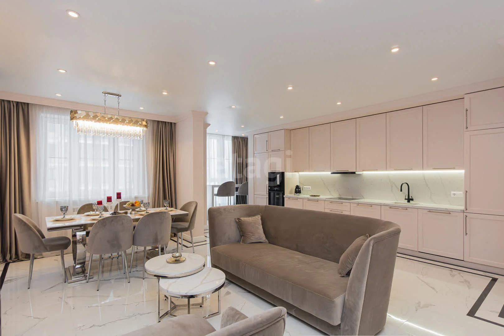 3-к квартира, 90.3м² (улица Каляева, 263/4к2) - изображение 1
