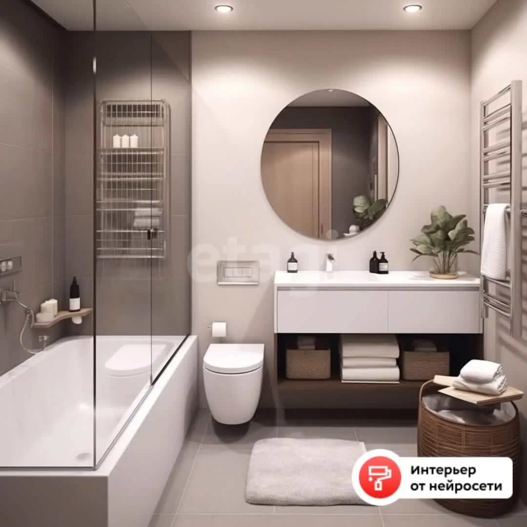 2-к квартира, 63.77м² (улица Кирилла Россинского, 3/2с2) - миниатюра 4