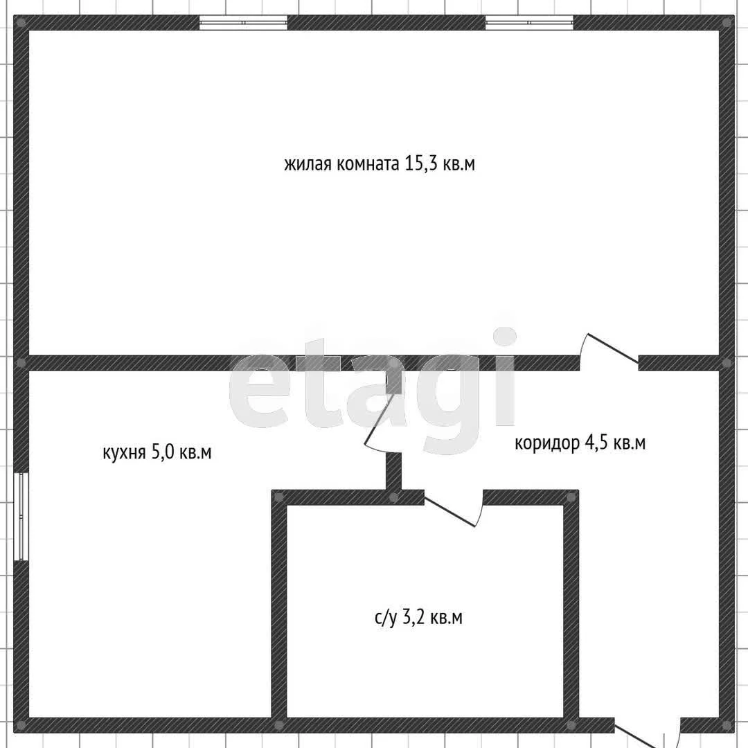 1-к квартира, 28м² (улица Курортный Посёлок, 53/1) - миниатюра 37