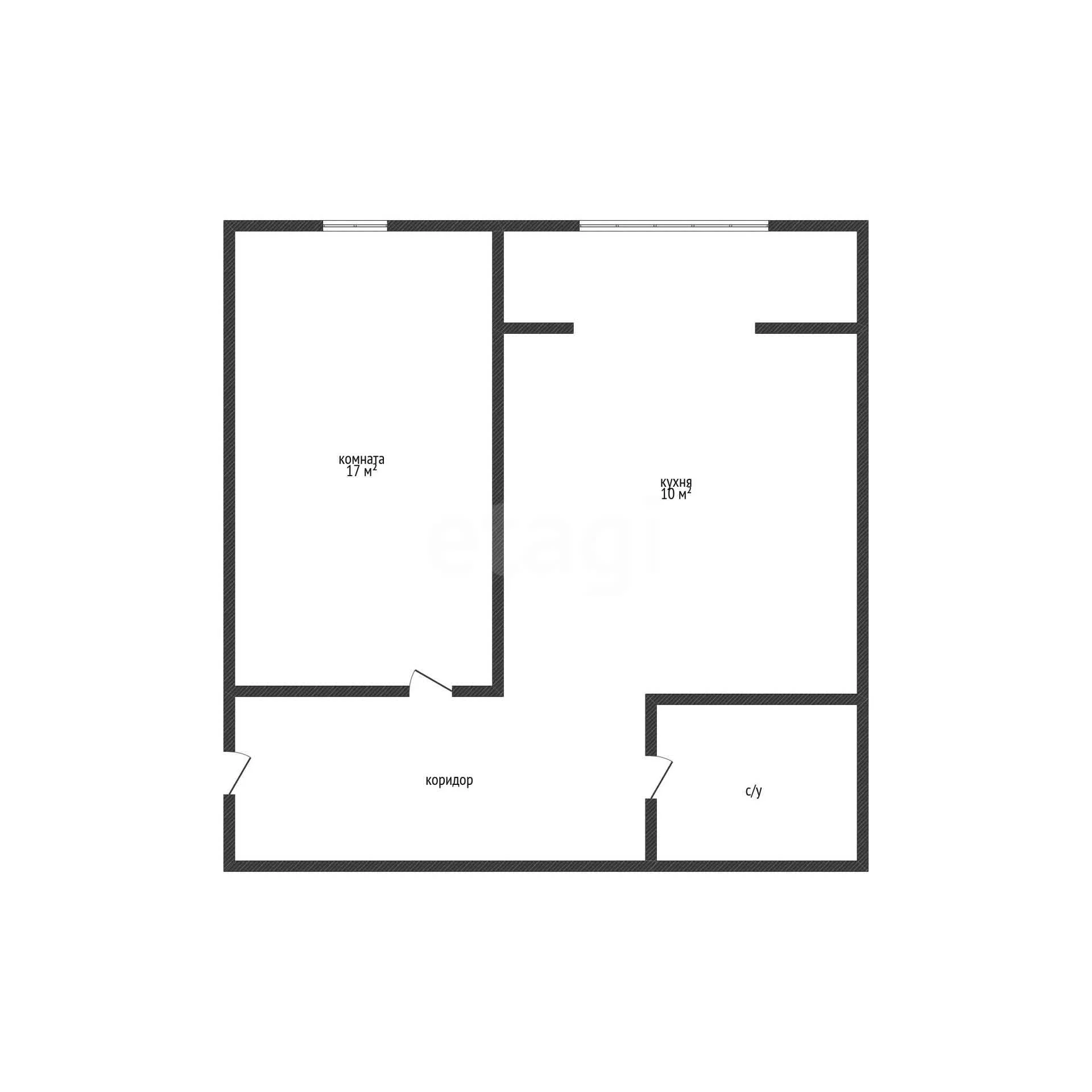 1-к квартира, 35м² (улица Ратной Славы, 48) - миниатюра 14