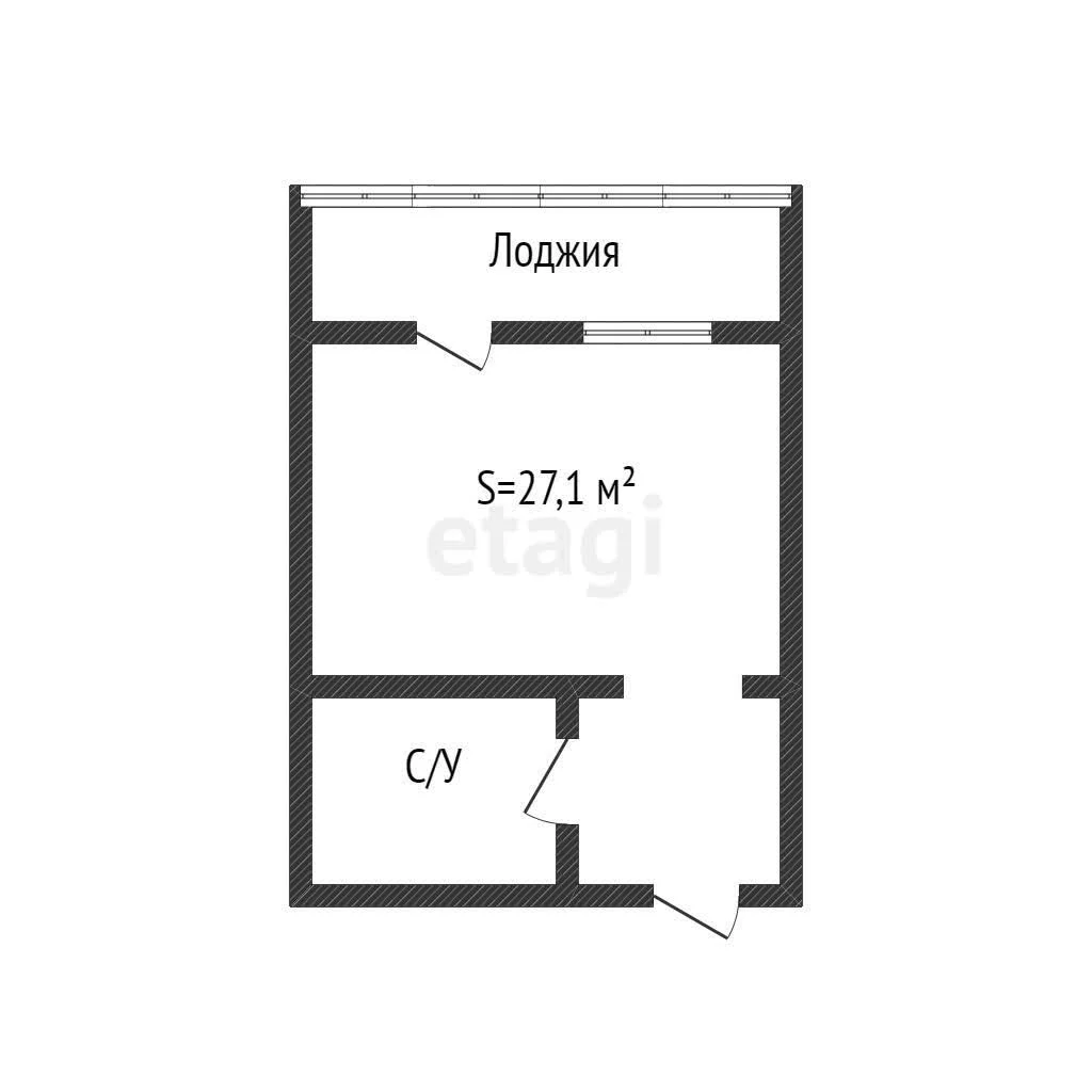 Студия, 27.1м² (улица им. Героя Яцкова И.В., 9к1) - миниатюра 6