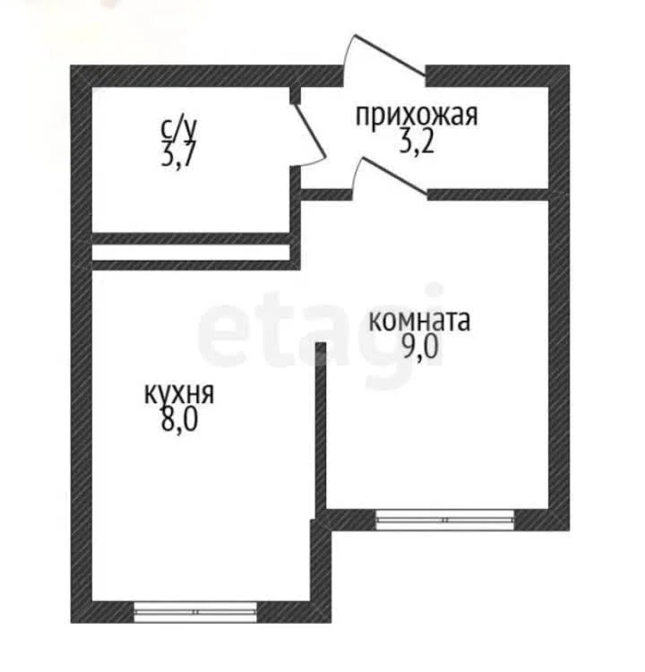 1-к квартира, 24.1м² (Шоссейная улица, 70/1к2) - миниатюра 11