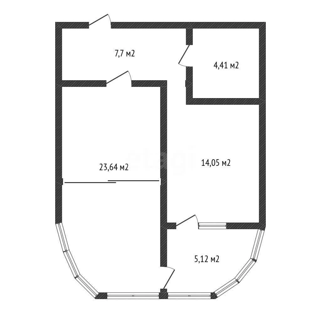 1-к квартира, 49.7м² (улица Шоссе Нефтяников, 18к3) - миниатюра 48