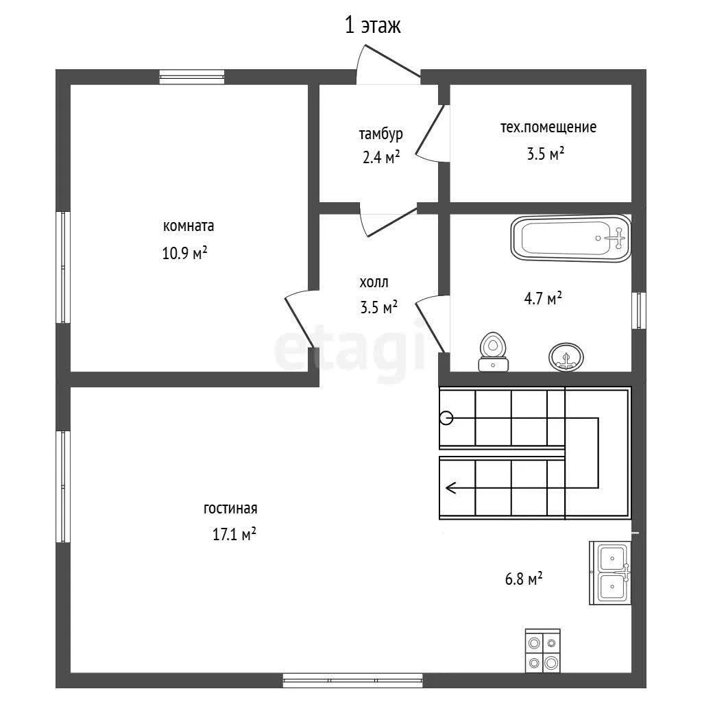 3-к квартира, 170м² (Яснополянская улица, 21) - миниатюра 14