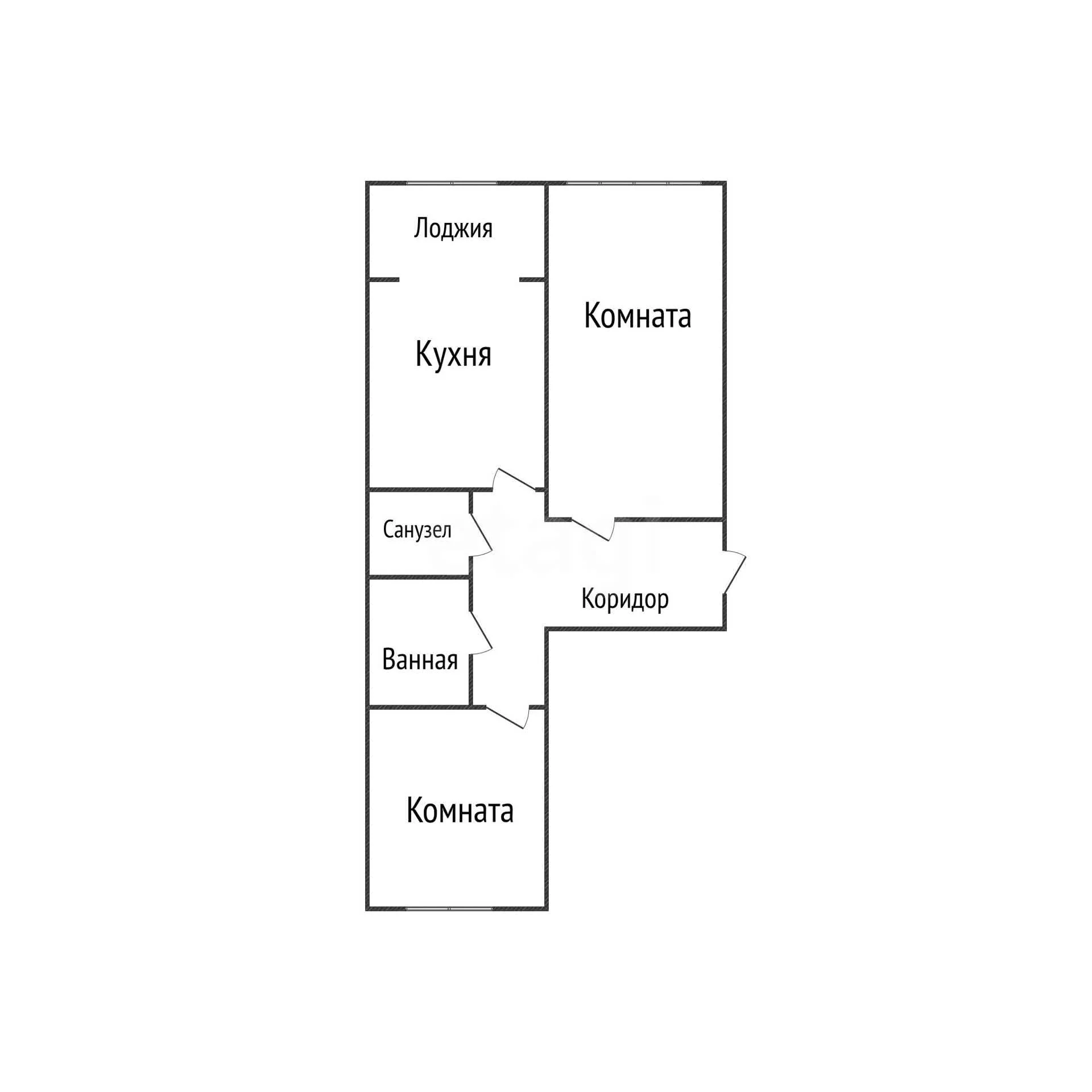 2-к квартира, 51м² (улица имени Генерала Корнилова, .16к1) - миниатюра 28